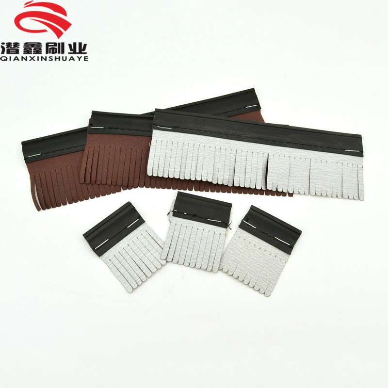 Hot selling tampico sisal strip brush and sandpaper strip for sanding machine polishing roller brush accessories